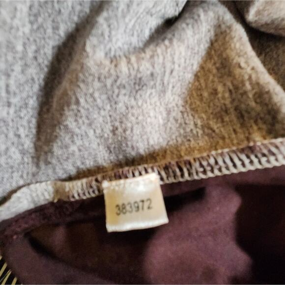 Ann‎ Taylor Loft $90 Large Light Brown Heather Sweater Front Blouse Back Top - Picture 7 of 9